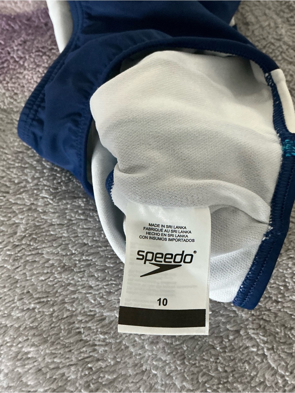 Speedo Girls Solid Infinity Splice One Piece - Picture 6 of 12